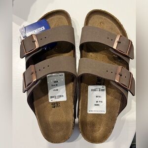 Birkenstock brown leather sandals